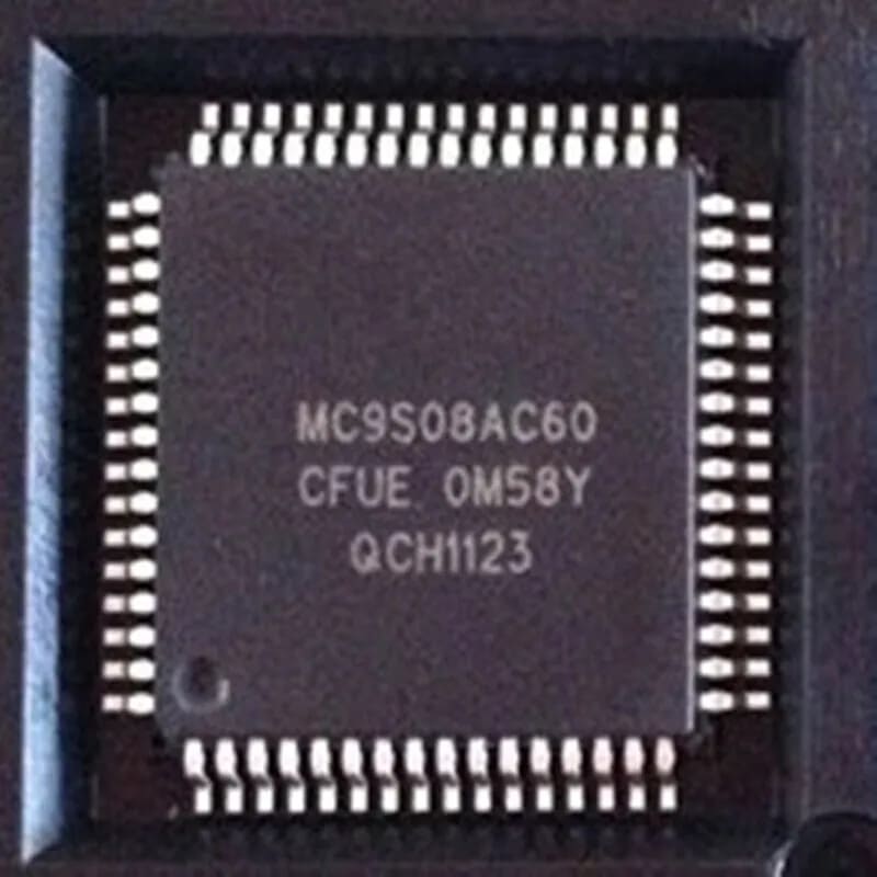 شريحة MC9S08AC60 من NXP - HCS08 - LQFP-64 - 60KB فلاش - أصلية جديدة