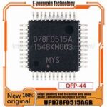ميكروكنترولر D78F0515A من Renesas - 78K0 - QFP-44 - أصلي لغسالات Vestel